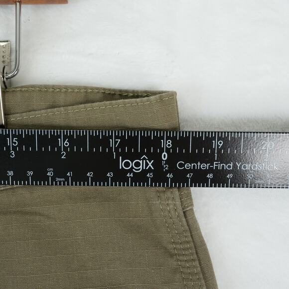 Wrangler Riggs Pants Mens 36x30 Khaki Workwear Utility Carpenter Ripstop Gusset - Picture 6 of 12